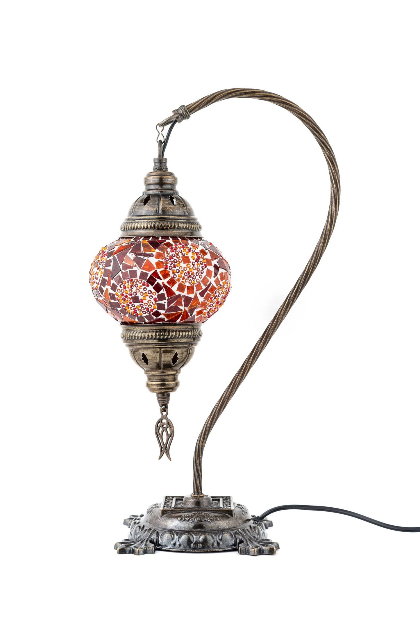 🌿 Handmade Swan Neck Mosaic Lamps Spring–Summer Bestseller