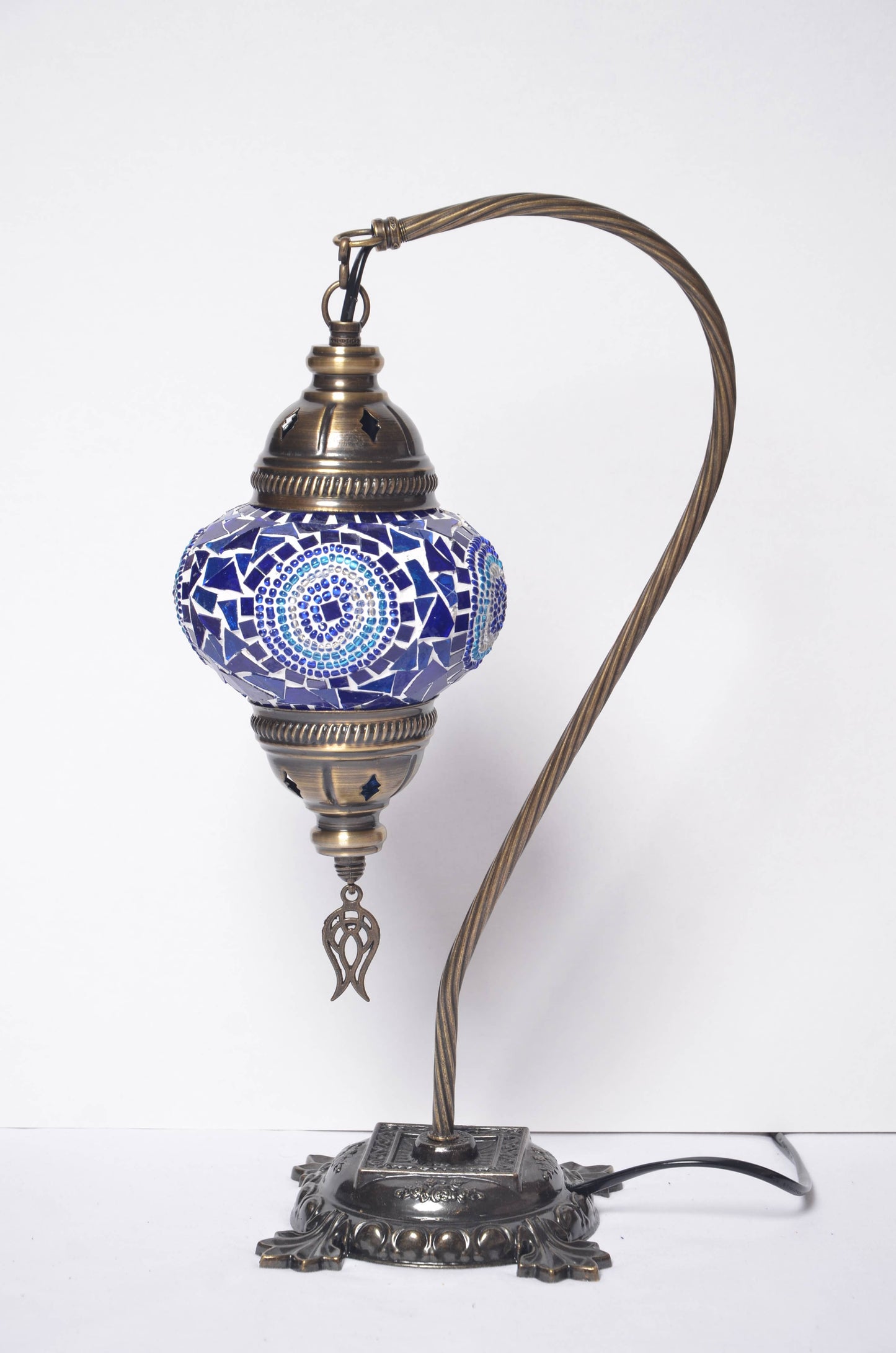 🌿 Handmade Swan Neck Mosaic Lamps Spring–Summer Bestseller