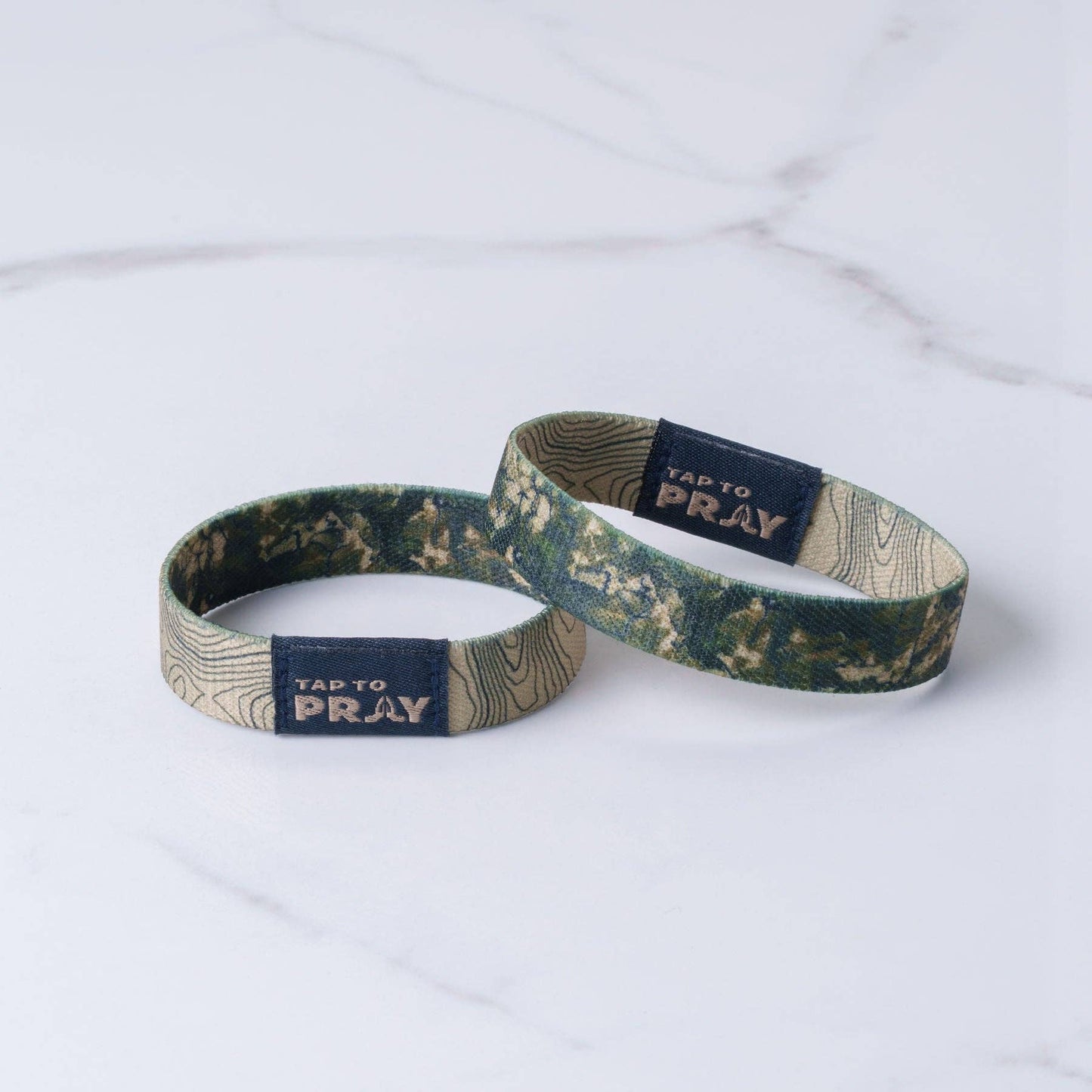 Tap To Pray® Wristband – Valor Camo